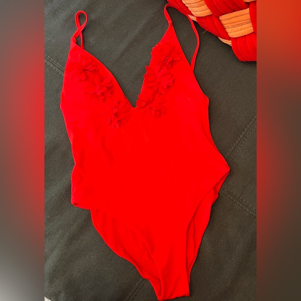 Zara Swimsuit Red